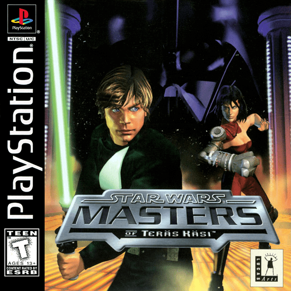 Star Wars Masters Of Teras Kasi box art for Playstation